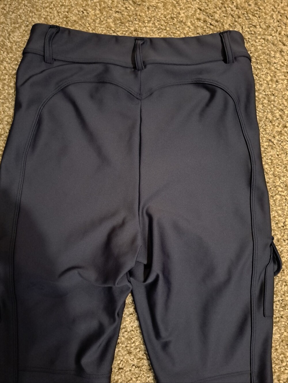 Halara High Waist Stretch Cargo Flare Pants in Dark Navy - Picture 5 of 6